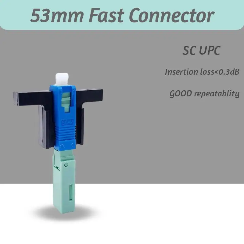 Nemokamas Pristatymas SC UPC Optinio tinklo Jungtis FTTH Įrankis Šalto Jungtis Įrankis SM Single-Mode Fiber Optic Greitai Connnector UPC SC 53mm