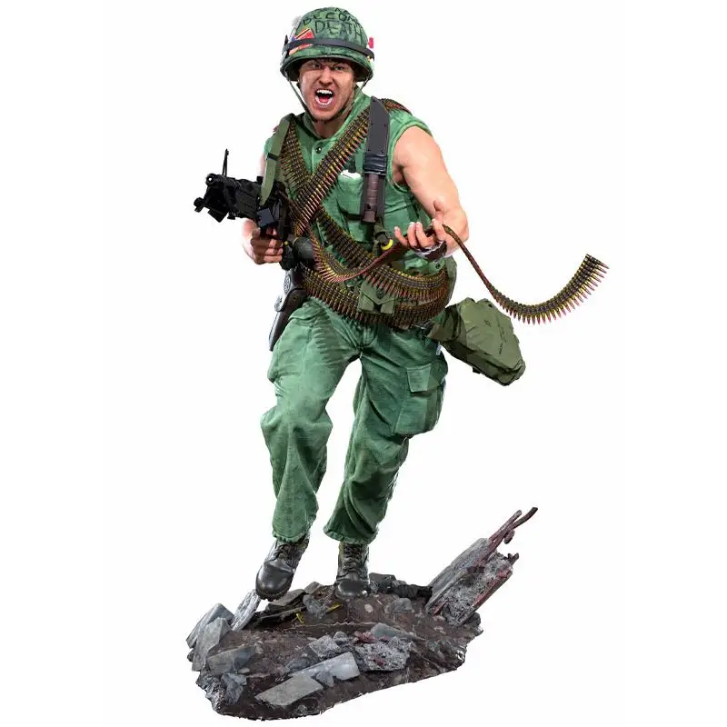 1/35 Mastelis dovana Dervos Pav Modelio Rinkinio modeliavimo JAV Armijos Gunner už Miniatiūrinės Žaislas Pav Nesurinkti Unpainted Diorama 
