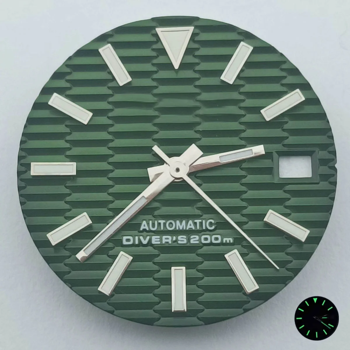 28,5 mm NH35 dial Watch dial Žalios Šviesos rinkimo Tinka NH35 NH36 judėjimo žiūrėti, priedai, Laikrodžių taisymo įrankis