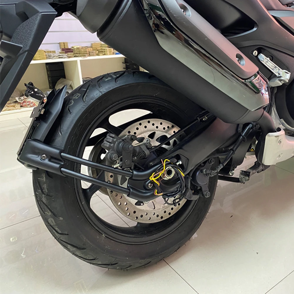 Už Yamaha tmax T-MAX 530 2012-2016 tmax530 Motociklo LED šviesos licenciją plokštelės laikiklis licencija, licencijos plokštės galinė apsauga