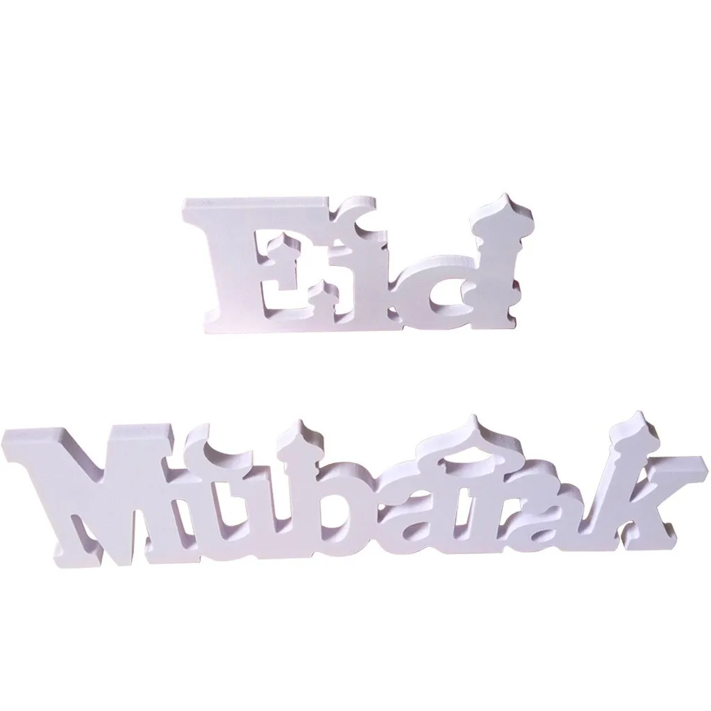 Naujas Medinis EID Mubarakas Apdailos Ramadanas Mubarakas Papuošalai Islamo Musulmonų Pakabukas EID Al Adha Šalies Prekių Ramadanas Dovanos 2024